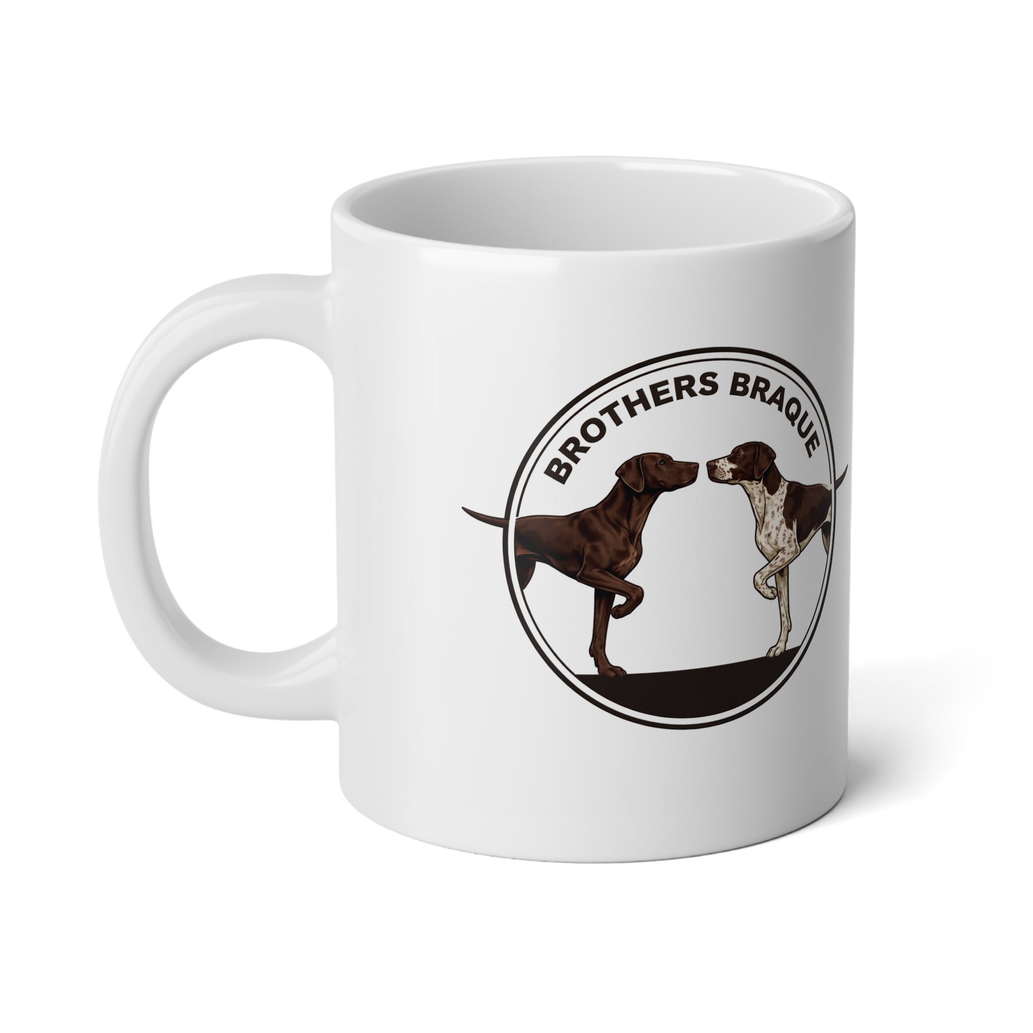20oz Jumbo Mug — French Pointer Dog Logo Coffee Cup