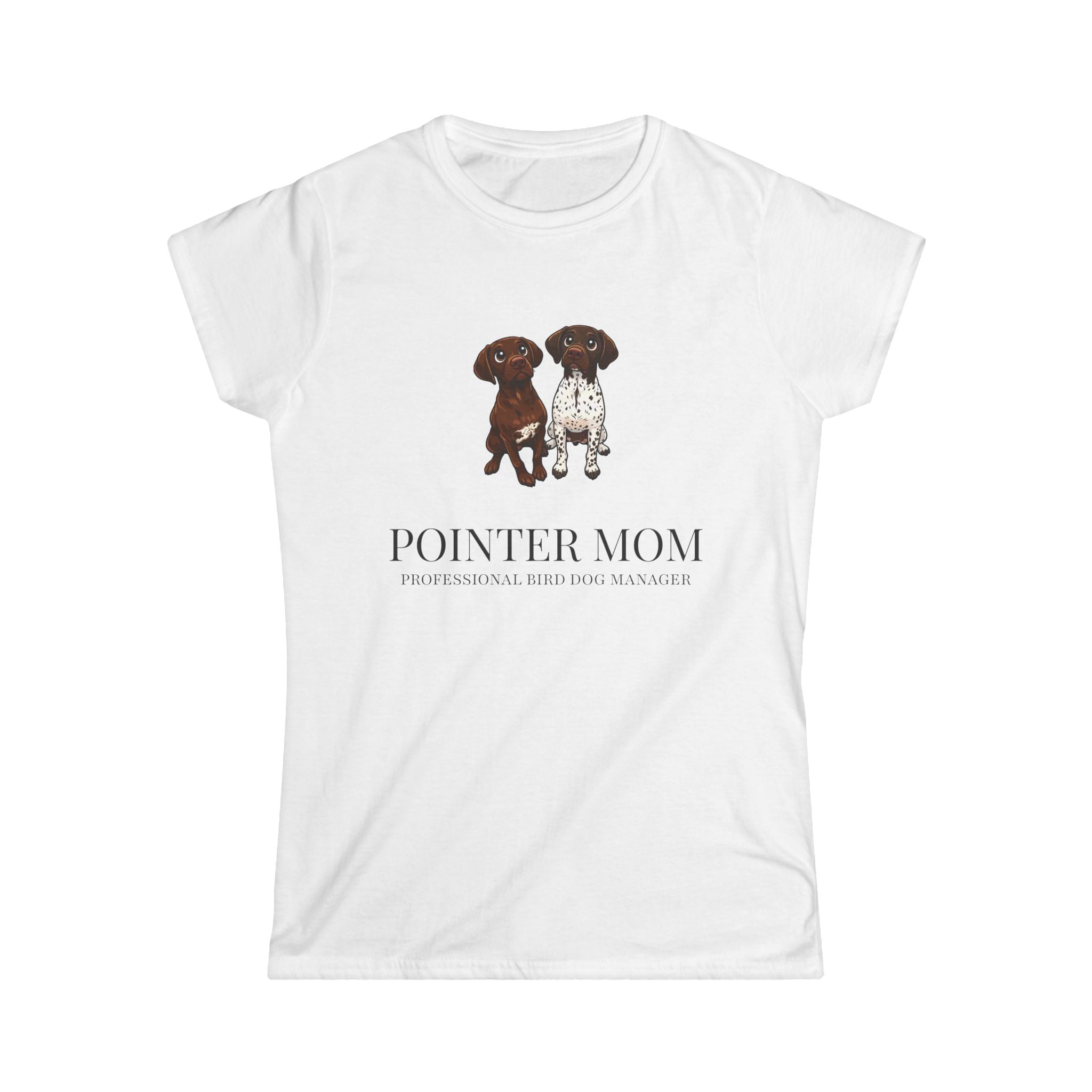 2 Pointer2 Mom Women's Tee — Cute French Pointer Dog Graphic Shirt
