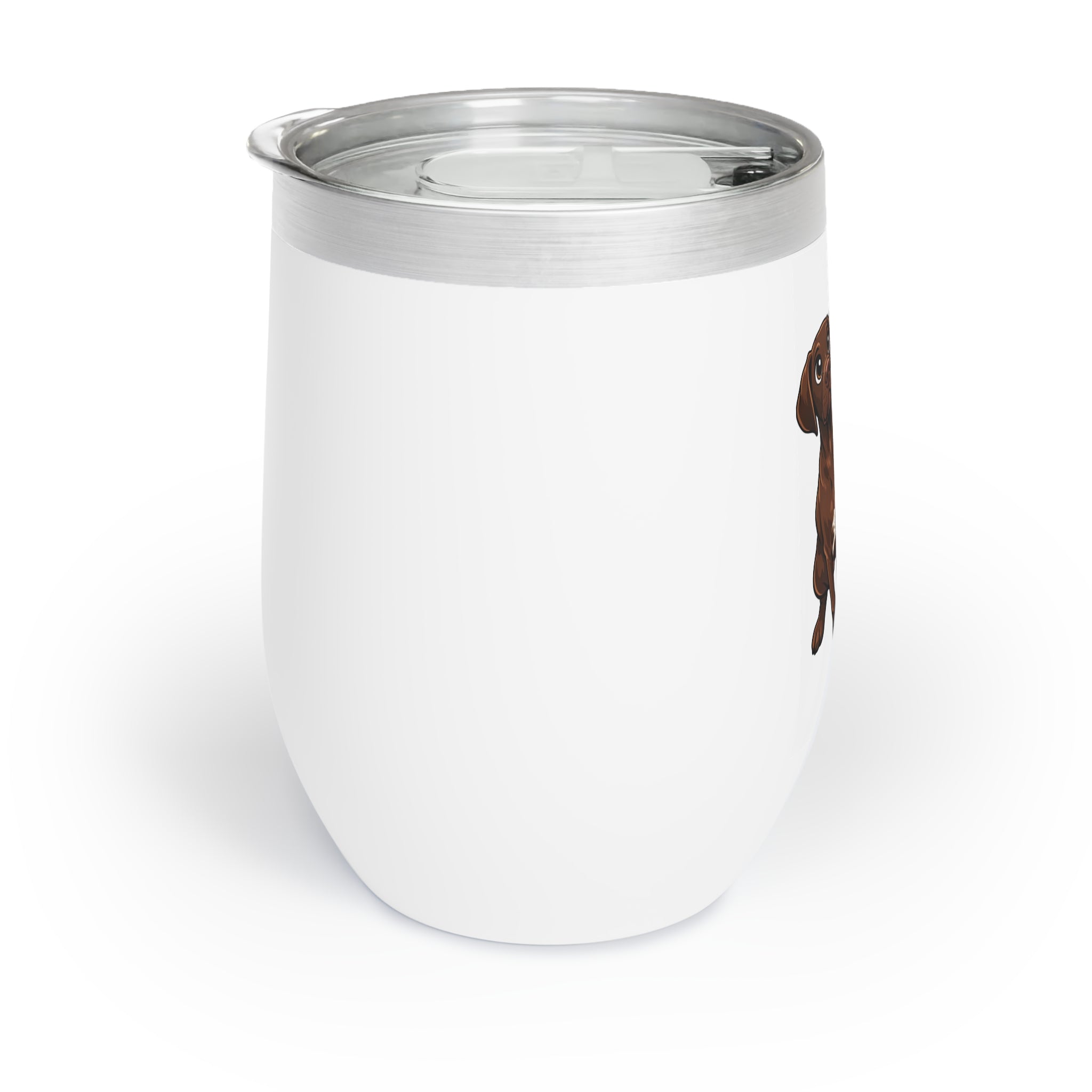 Brothers Braque Cartoon Chill Wine Tumbler